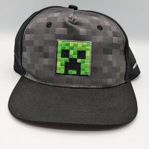 Minecraft Creeper Snap Back Trucker Hat, Youth OS, NWOT